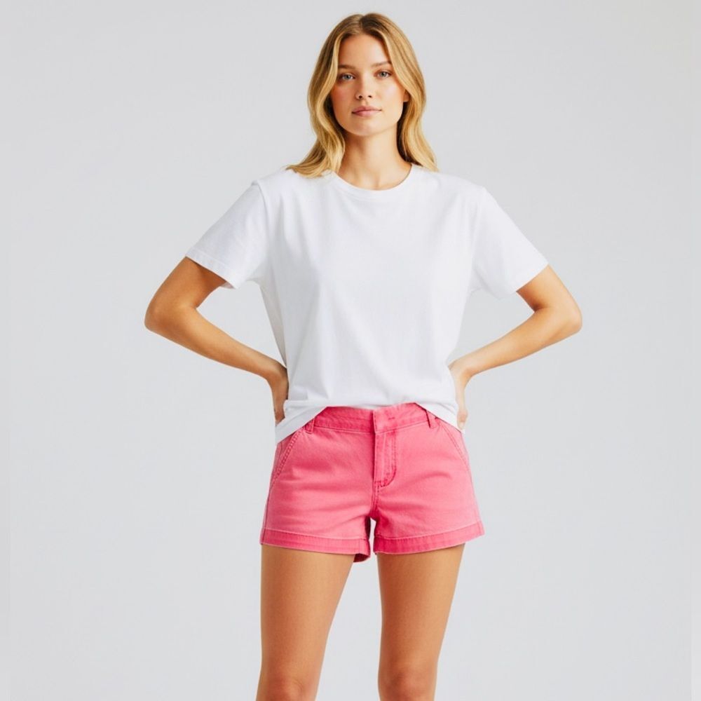 J. Crew - Chino Shorts in Hot Pink sz 4